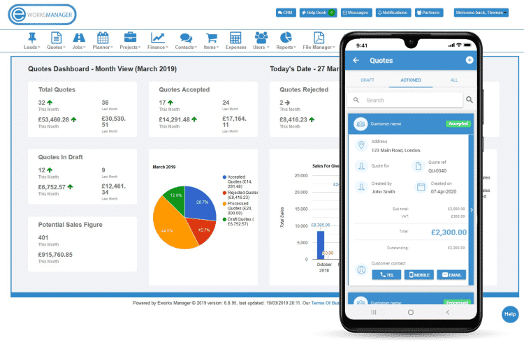 Online quoting software - Commercial cleaning business software