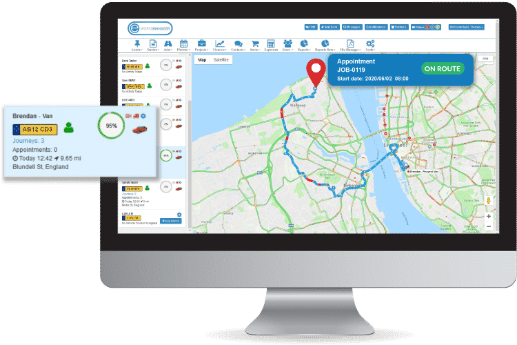 Double Glazing Software - Track your technicians in the field