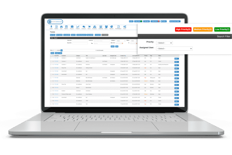 Help Desk Software - create tickets and monitor progress