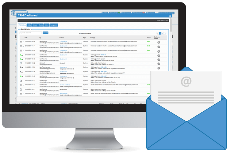 Send Emails to Inform Your Customers Online Quoting Software - Customised Quote Templates