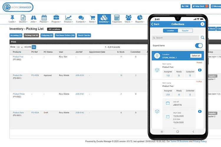 Inventory Software - Transfer stock locations