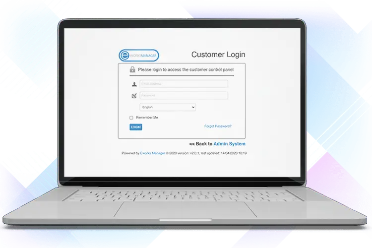 CRM Platform - Customer Login Portal