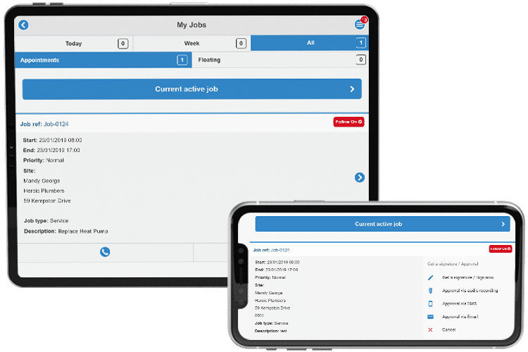 Mobile Workforce Management App