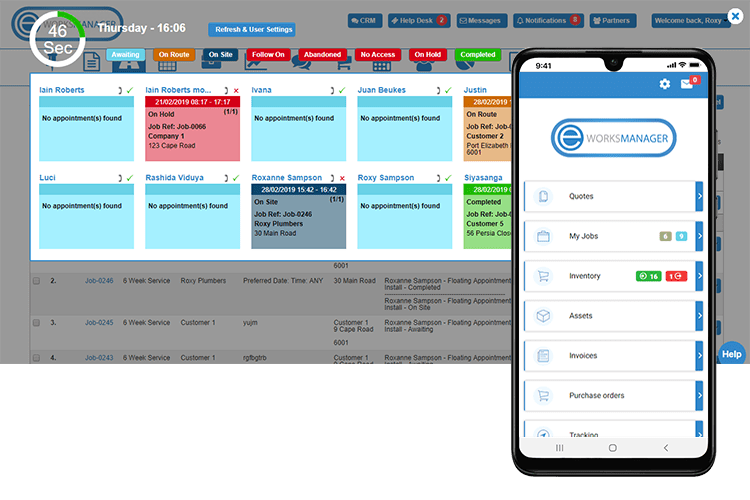Mobile Workforce Management - Stay Updated with Real-Time Notifications