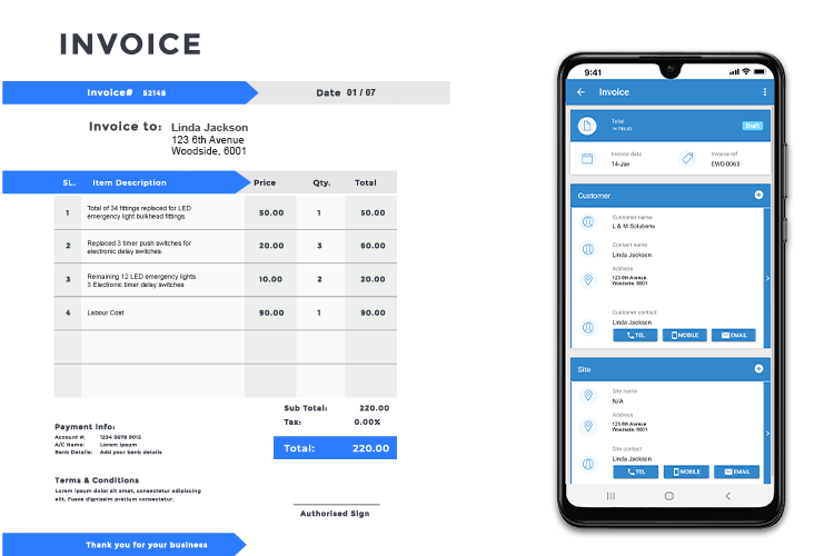 Invoice Management Software – Customise your invoices