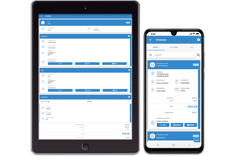 Mobile Invoices