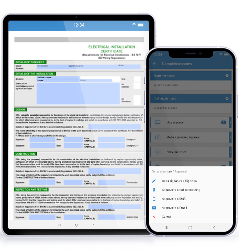 Mobile Inventory Management - Job Management Software System
