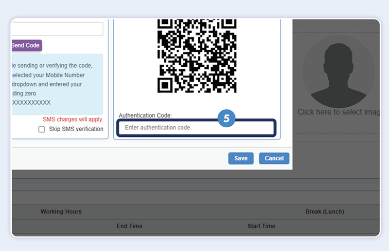 Authenticator code